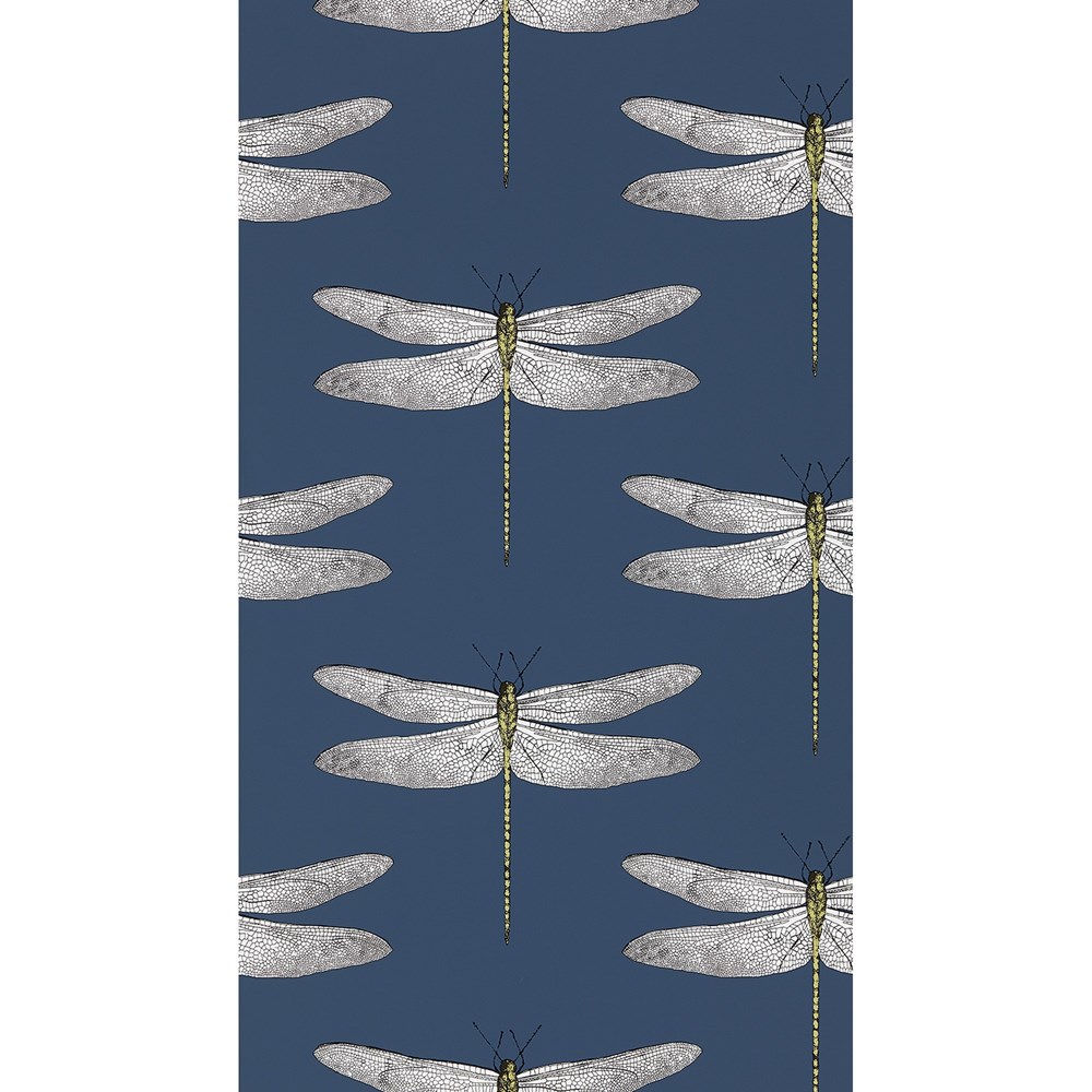 Demoiselle Wallpaper 111243 by Harlequin in Ink Chartreuse